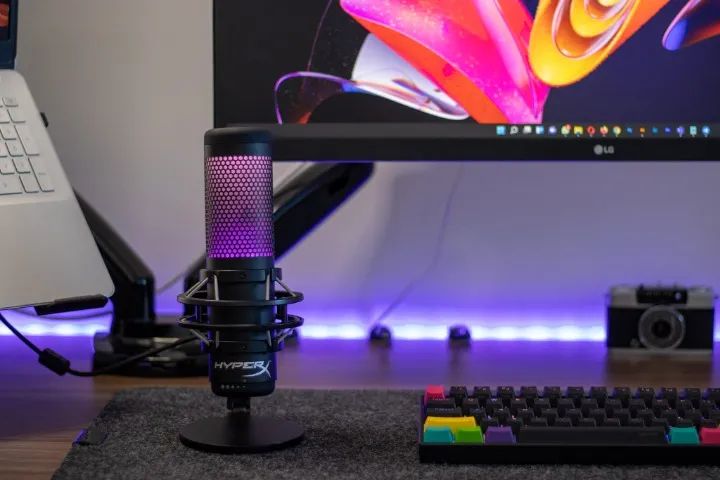 Microfone HyperX Quadcast S RGB ? Condensador com Caixa Original - Foto 6