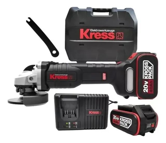 Esmerilhadeira Angular À Bateria Brushless 20v Kuh10 Kress