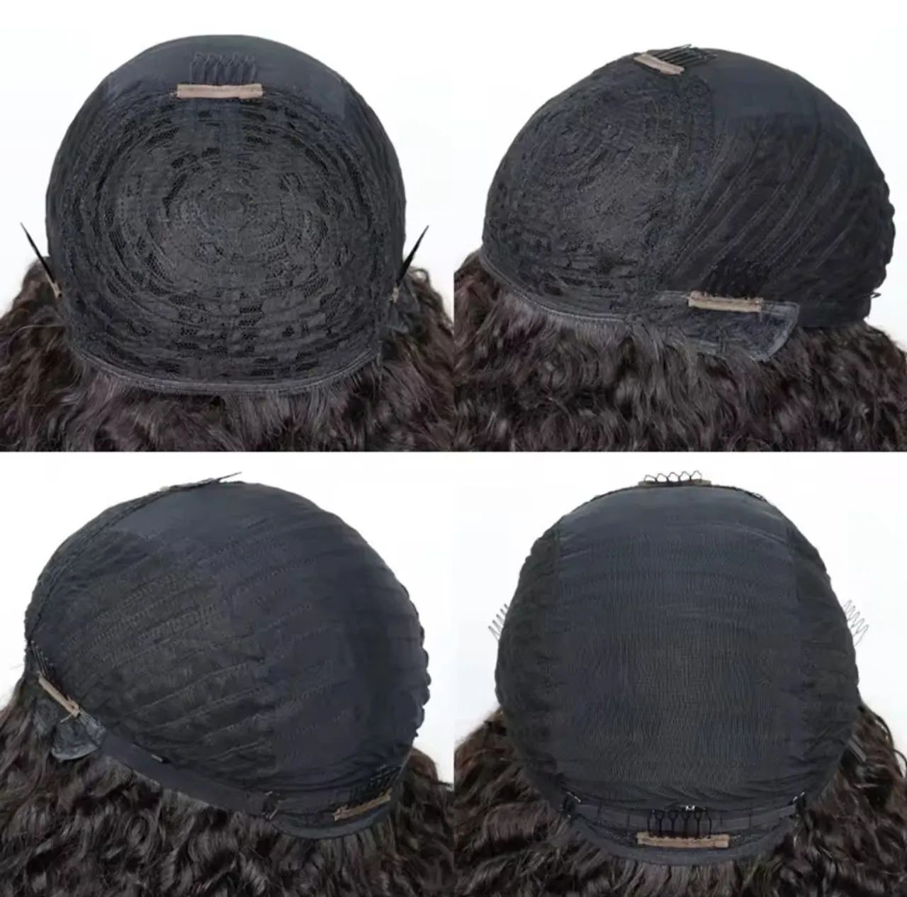 Peruca Cacheada com Franja - Cabelo Humano - Foto 3