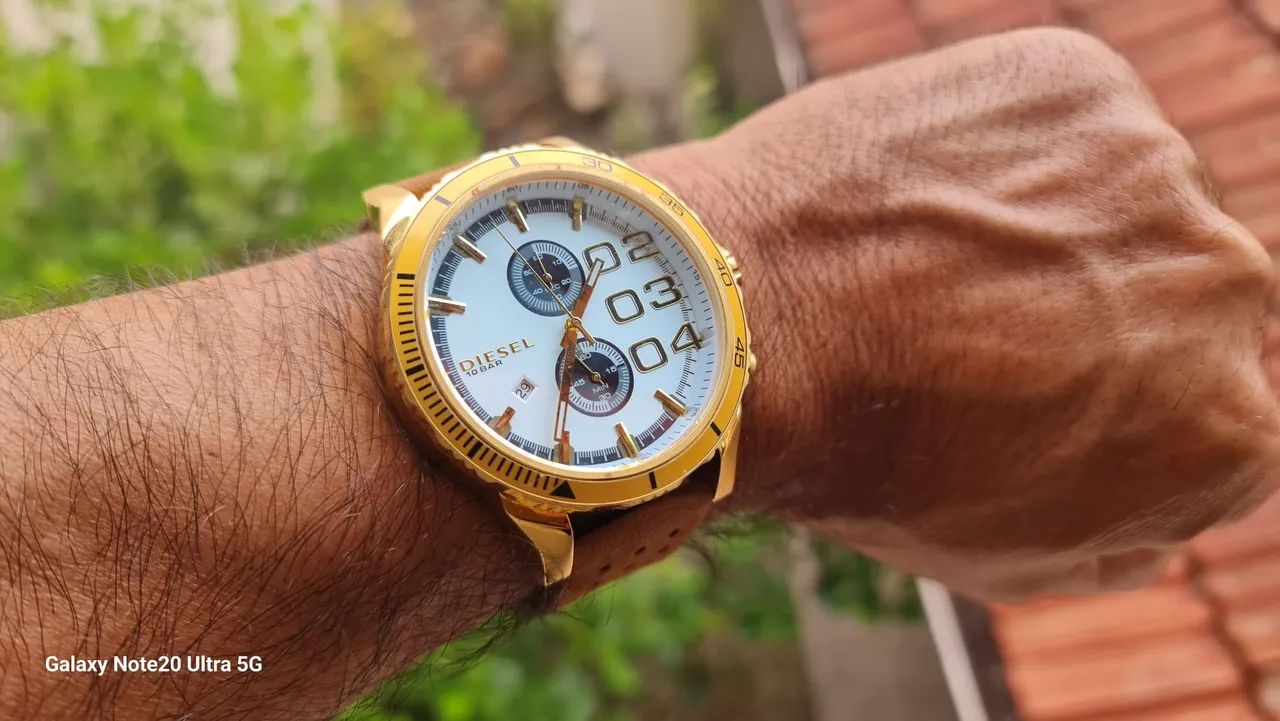 Relógio Diesel Masculino Dourado - Foto 4