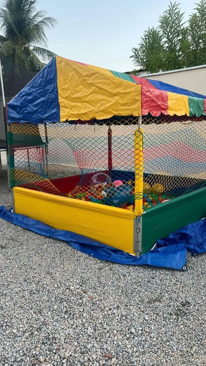 Aluguel de cama elástica e piscina de bolinhas em fortaleza  - Foto 4
