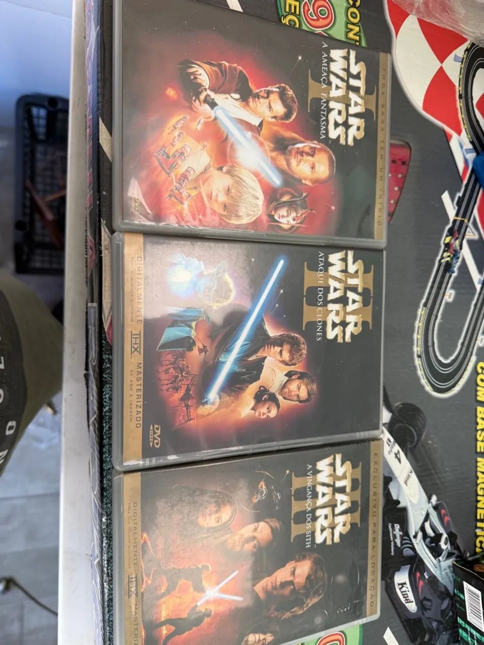 Coleção Star Wars - Ameaça Fantasma, Ataque dos Clones e Vingança dos Sith