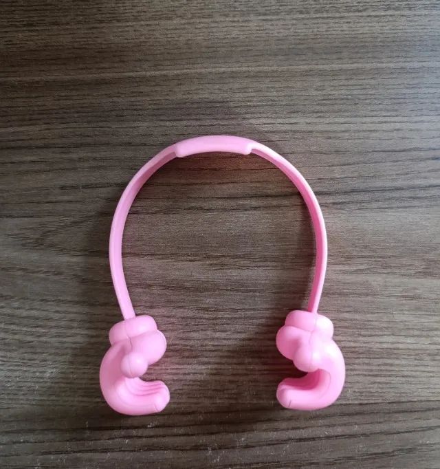 Suporte Para Celular Forma de Mao Maozinha Flexivel Apoio de Mesa
