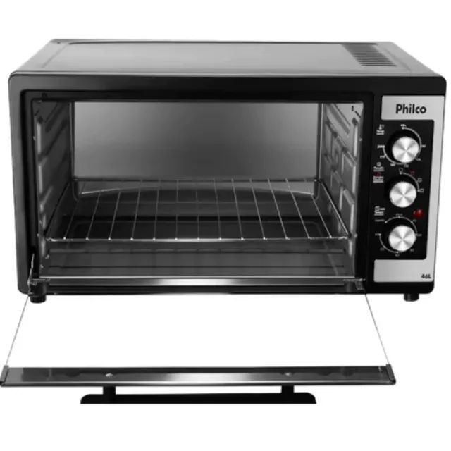 Forno Elétrico 46 Litros 1500w Pfe46p Preto Philco 110v
