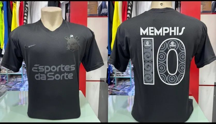 Camiseta Corinthians Plus Size Memphis  - Foto 2