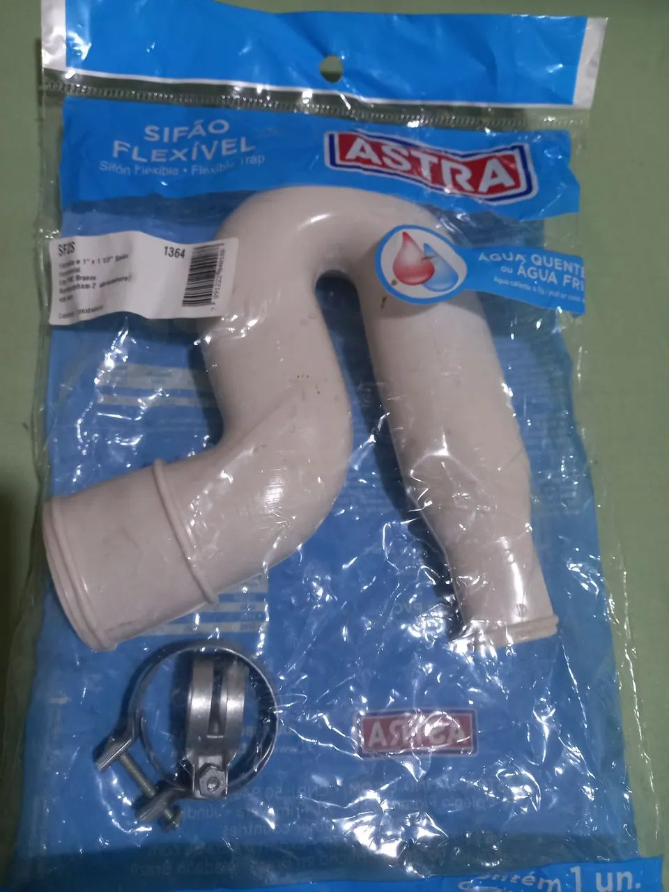 Sifão Flexível Astra para Pia de Cozinha e Banheiro