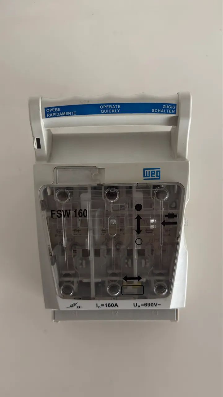 Chave Seccionadora Weg FSW 160/ Com Fusível NH00-100a