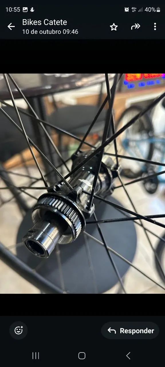Rodas Brave Disc Speed Road 12v Preta - Foto 2