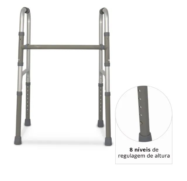 Andador Articulado E Fixo Aluminio  - Foto 2