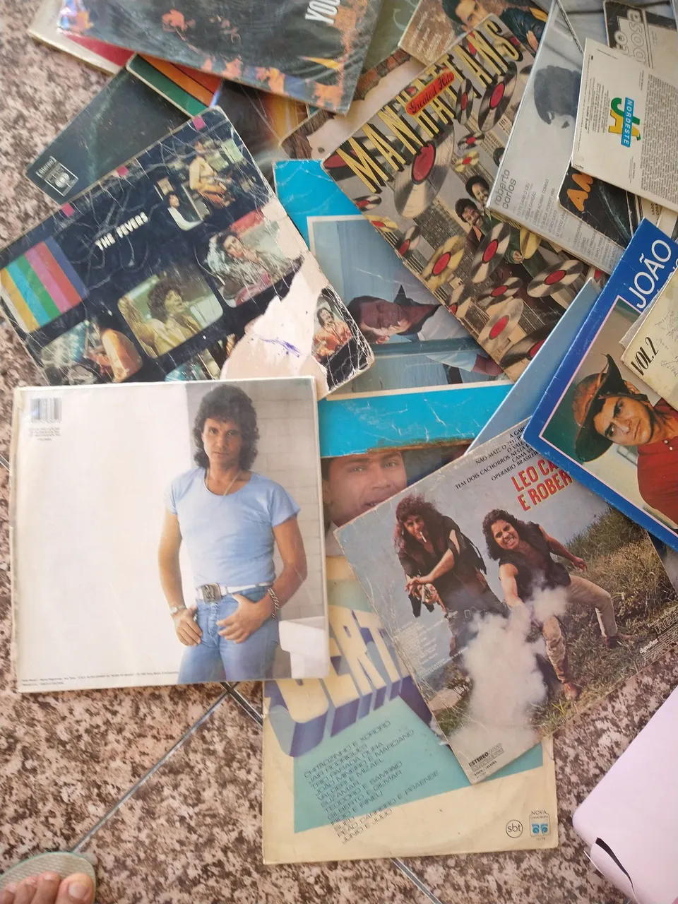 Discos de vinil antigos - Coleção musical