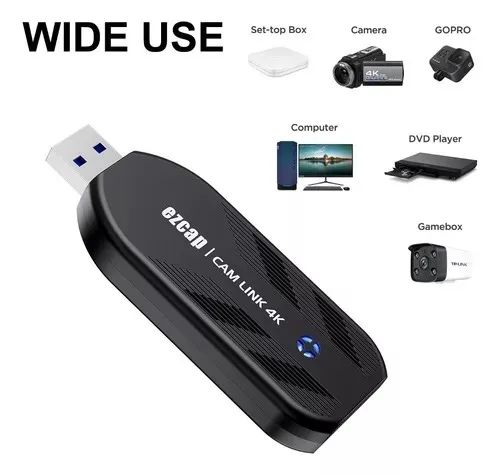Placa de Captura Ezcap Cam Link 4K Real USB HDMI - Foto 4