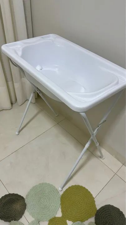 Banheira para bebê com estrutura dobrável - Foto 3