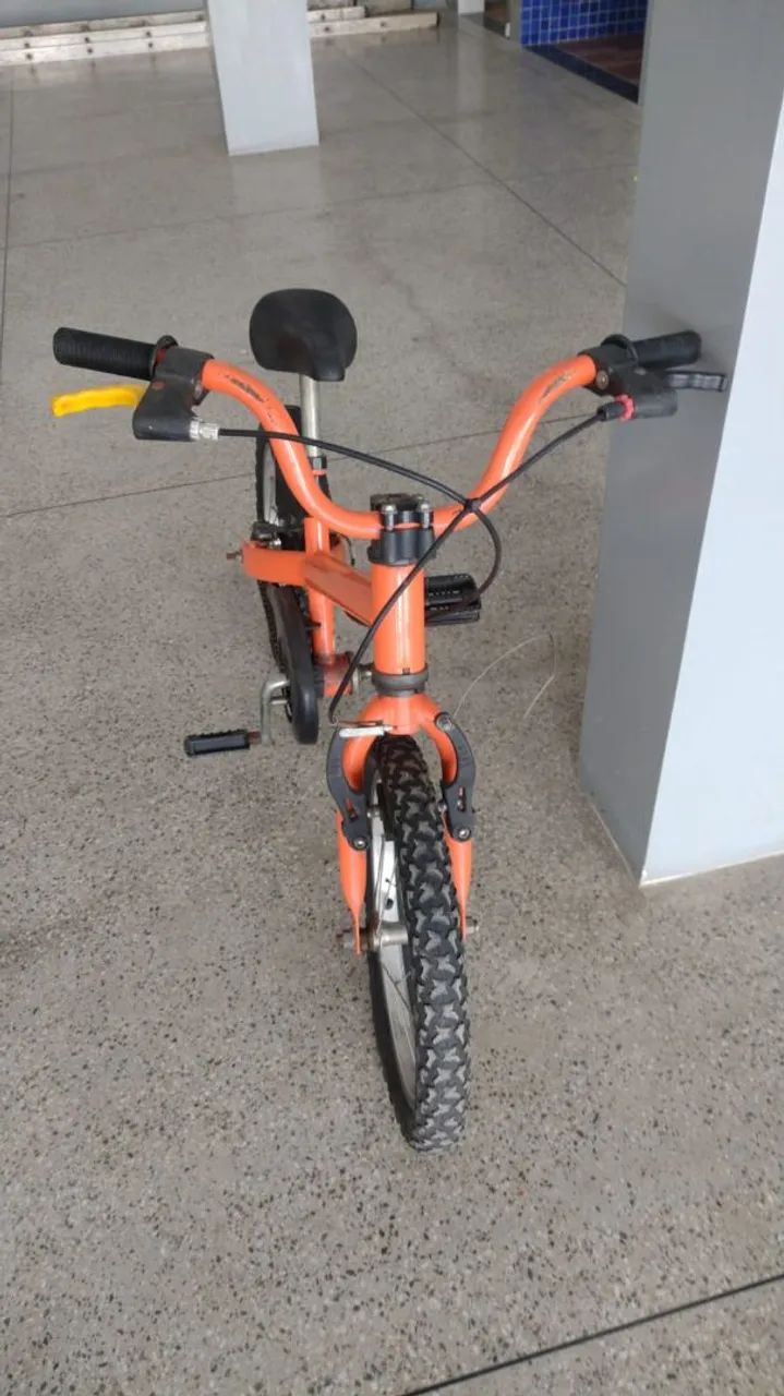 Bicicleta Infantil Laranja aro 16. - Foto 4