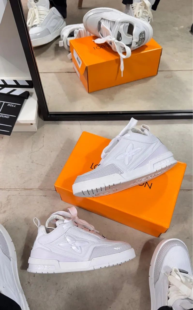 Tênis Louis Vuitton Branco - Novo - Foto 3