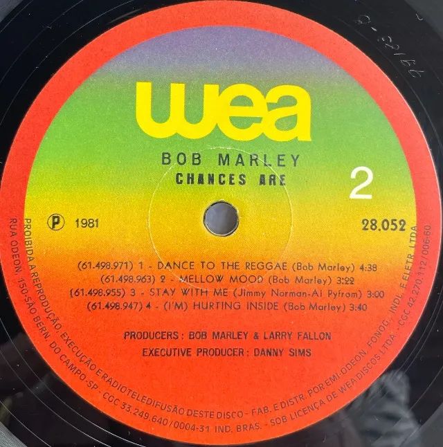 LP Bob Marley - Chances Are (1981) - Vinil 1a prensagem  - Foto 4