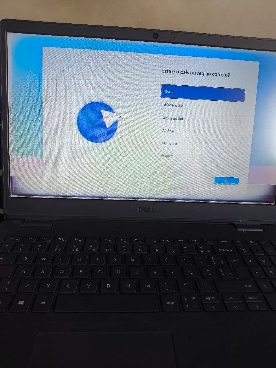 Notebook Dell (tela com defeito)