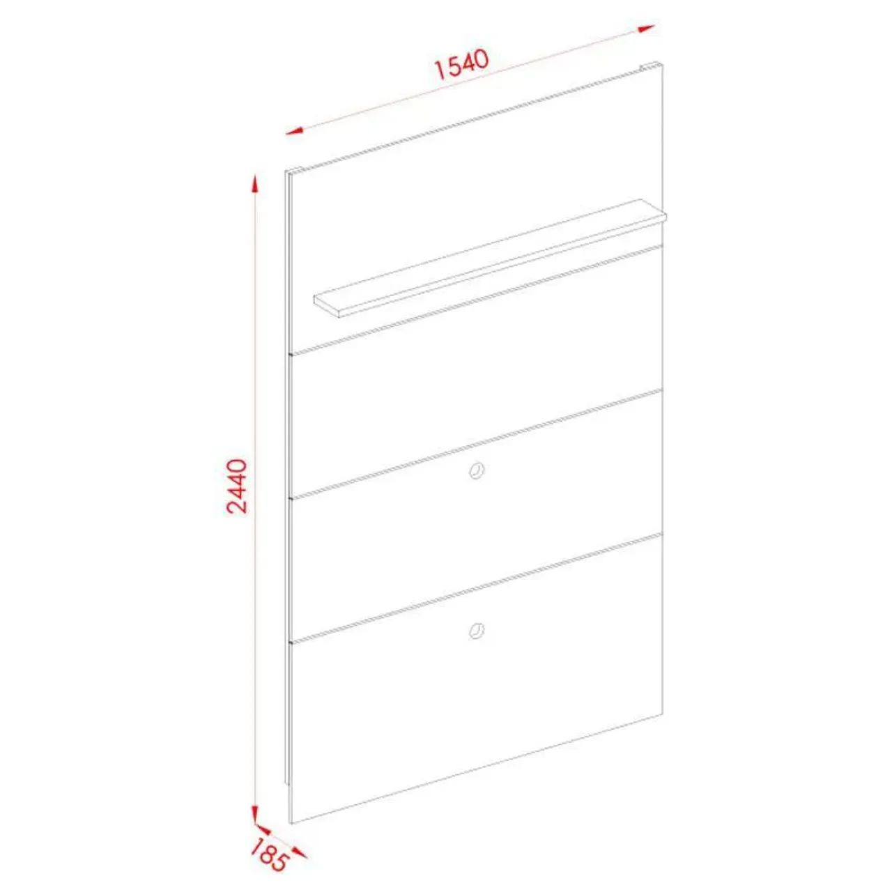 Rack para TV  com design moderno - Foto 2