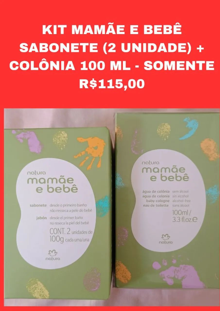 Kit Mamãe e Bebê Natura - Sabonete e Hidratante - Foto 2