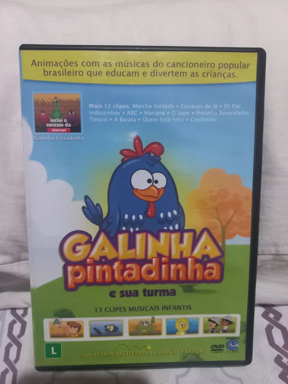 Dvd galinha pintadinha e sua turma