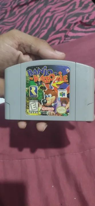 Banjo kazooi N64 original com Caixa replica - Foto 3