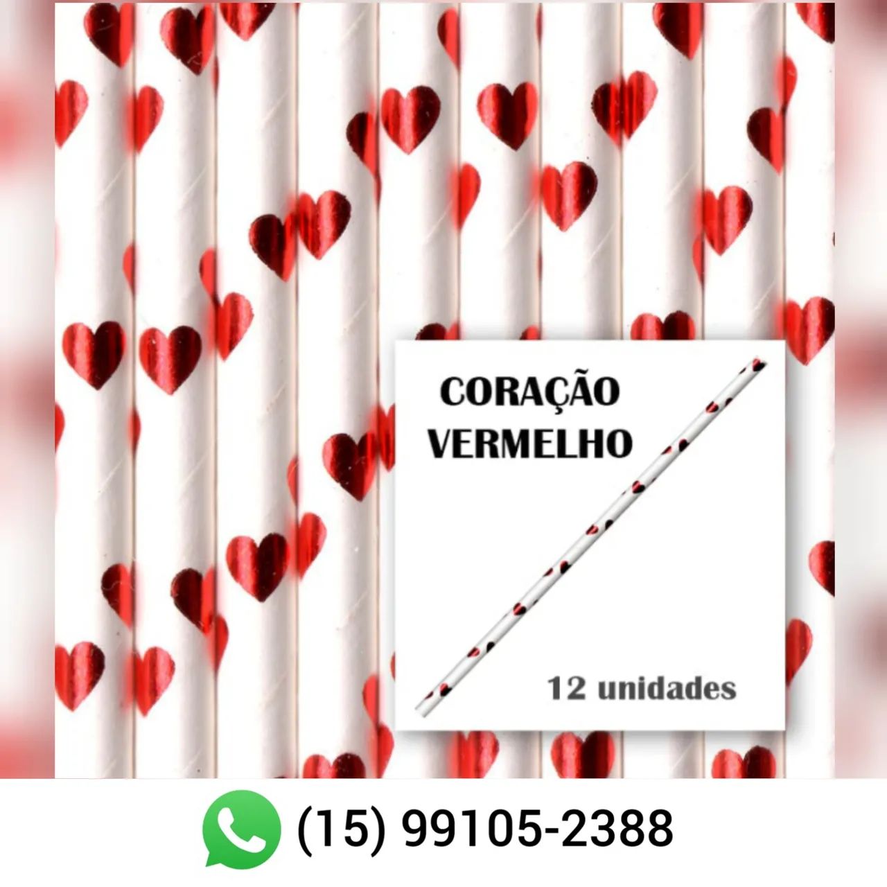 Canudos de papel para topo de bolo - Foto 3
