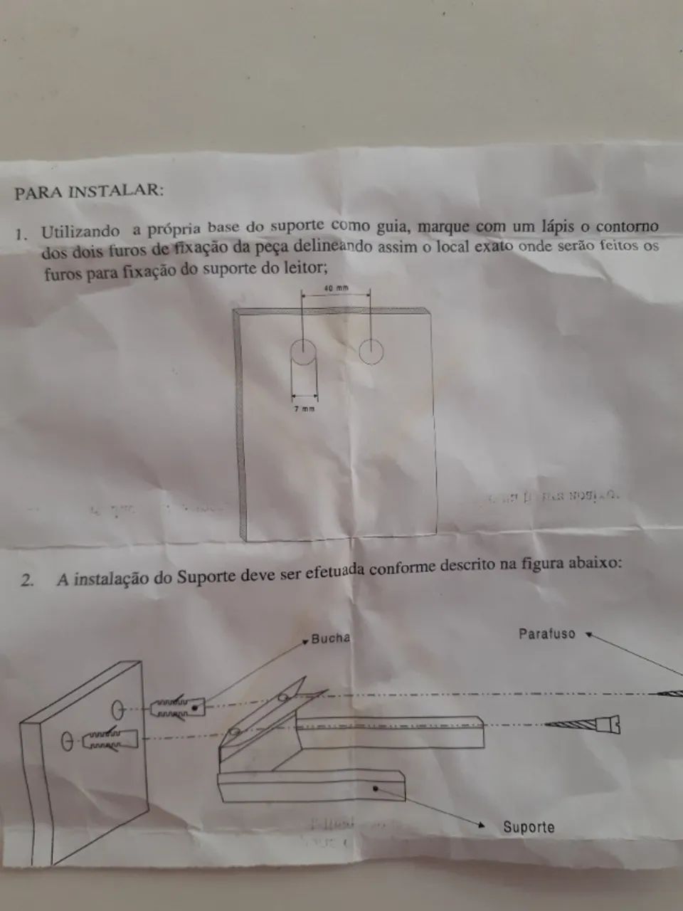 Suporte para leitor código barras. - Foto 3