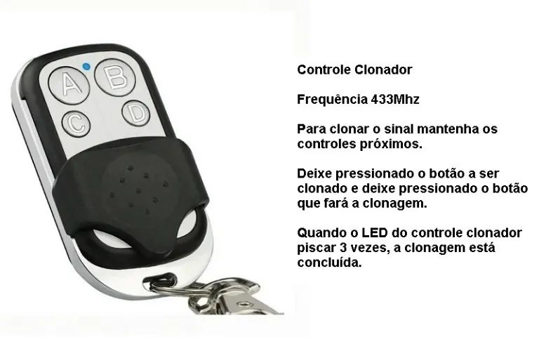Controle Clonador para portão ou Alarme carro