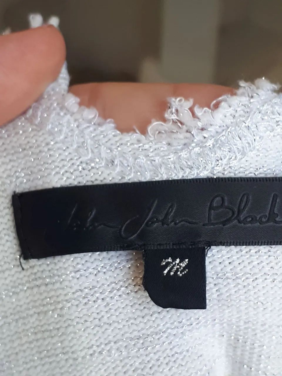 Vestido branco john john black M - Foto 2