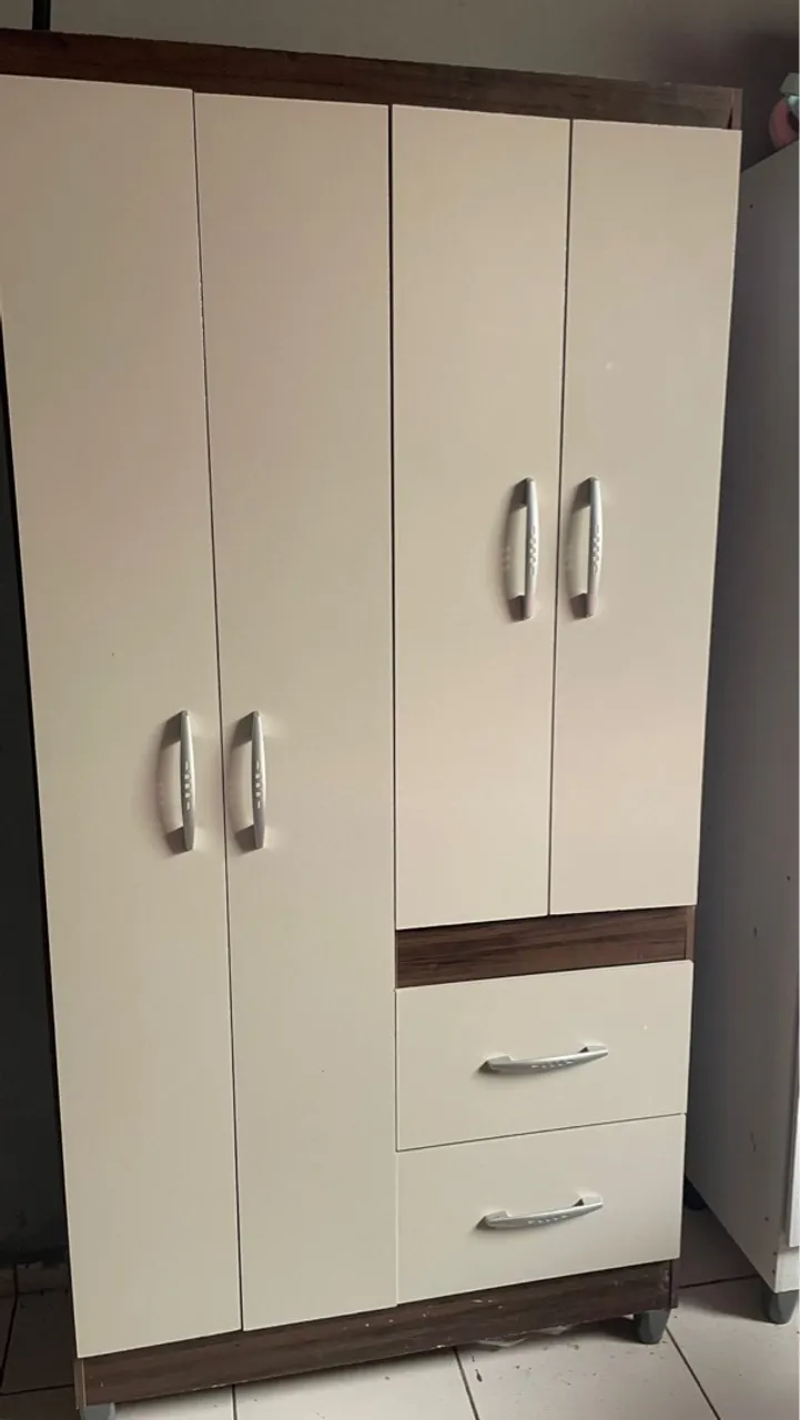 Guarda-Roupa 3 Portas Branco