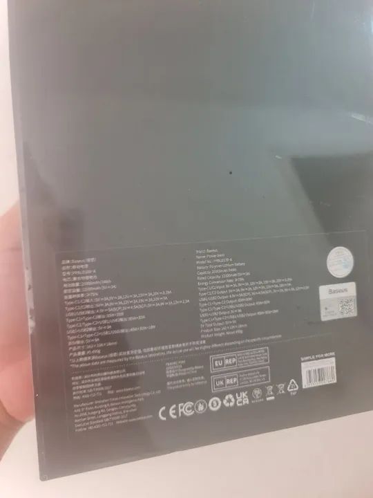 Power Bank Baseus Blade (100W) - Lacrado - Foto 2