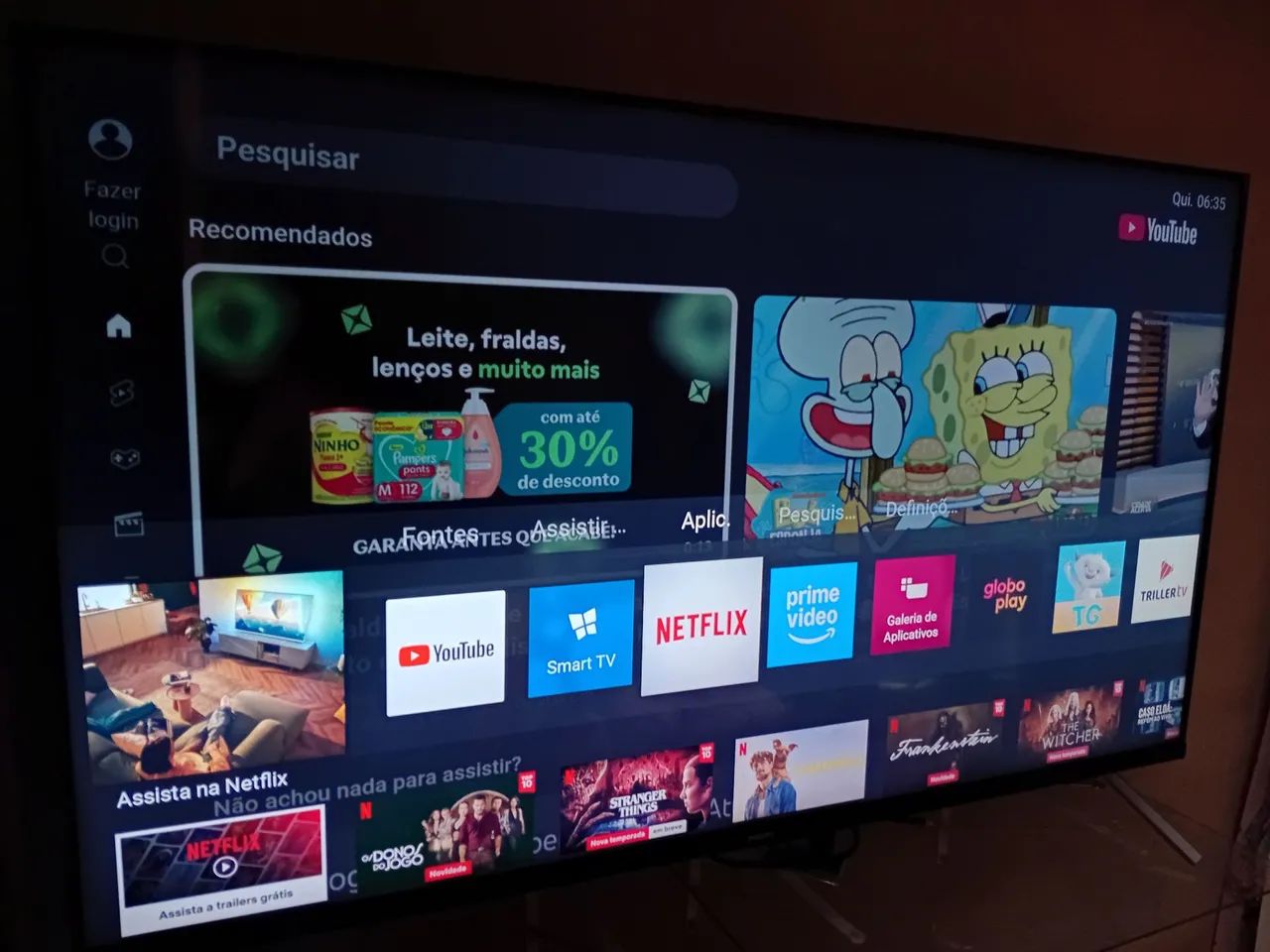 Tv 50 polegadas Qled comando de voz borda infinita 4 k  - Foto 6