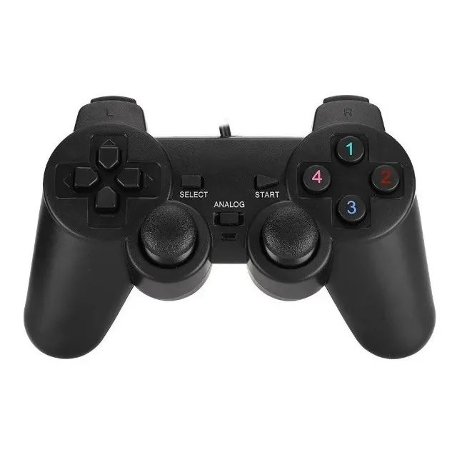 Controle Gamer Joystick Pc-usb Computador Notebook C Fio Loja Física Garantia Nota Entrega - Foto 3