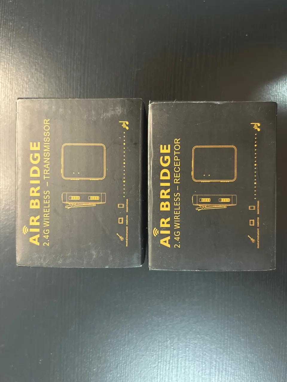 Receptor e transmissor M-vave 5v. Retorno de Palco