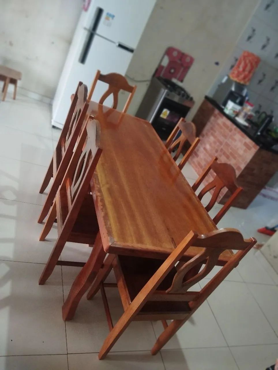 Mesa de Jantar de Madeira Maciça - Foto 2