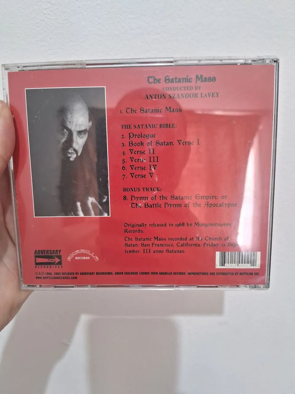 CD The Satanic Mass Anton Lavey  - Foto 2