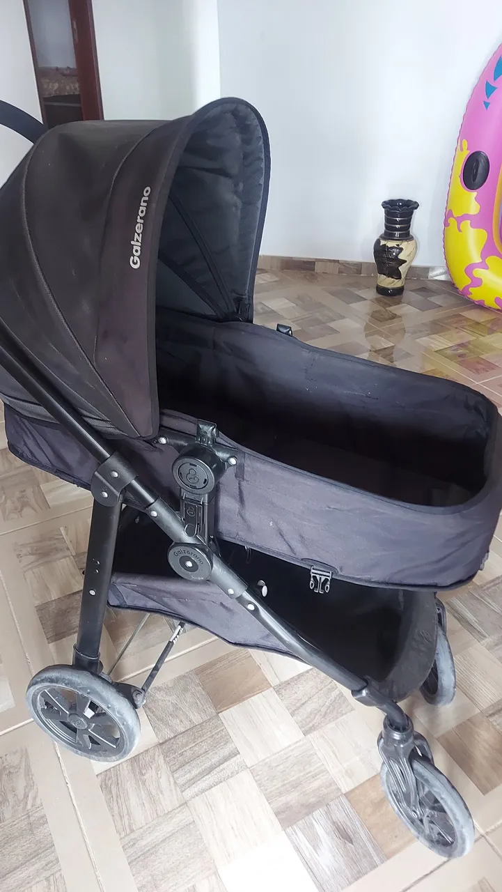 Carrinho de Bebê Galzerano tipo Moisés 