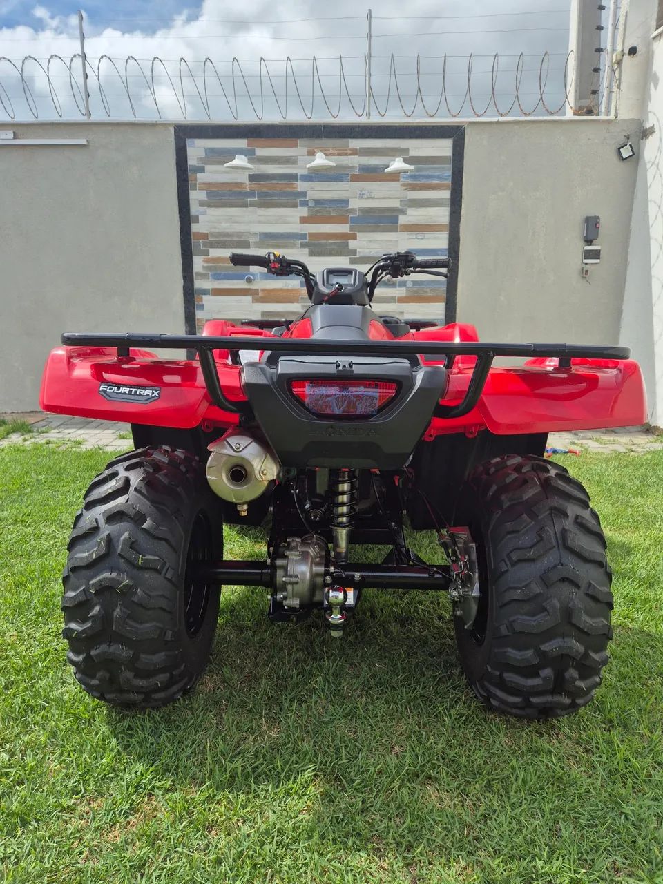 Quadriciclo Honda Foutrax 4x4 Vermelho - Foto 5