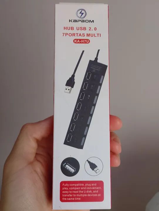 Hub USB 7 Portas 3.0