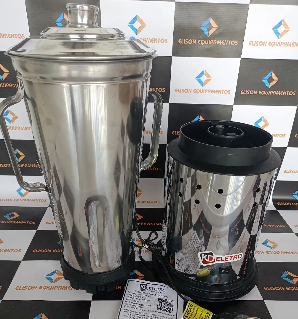 Liquidificador industrial baixa rotação 6 litros