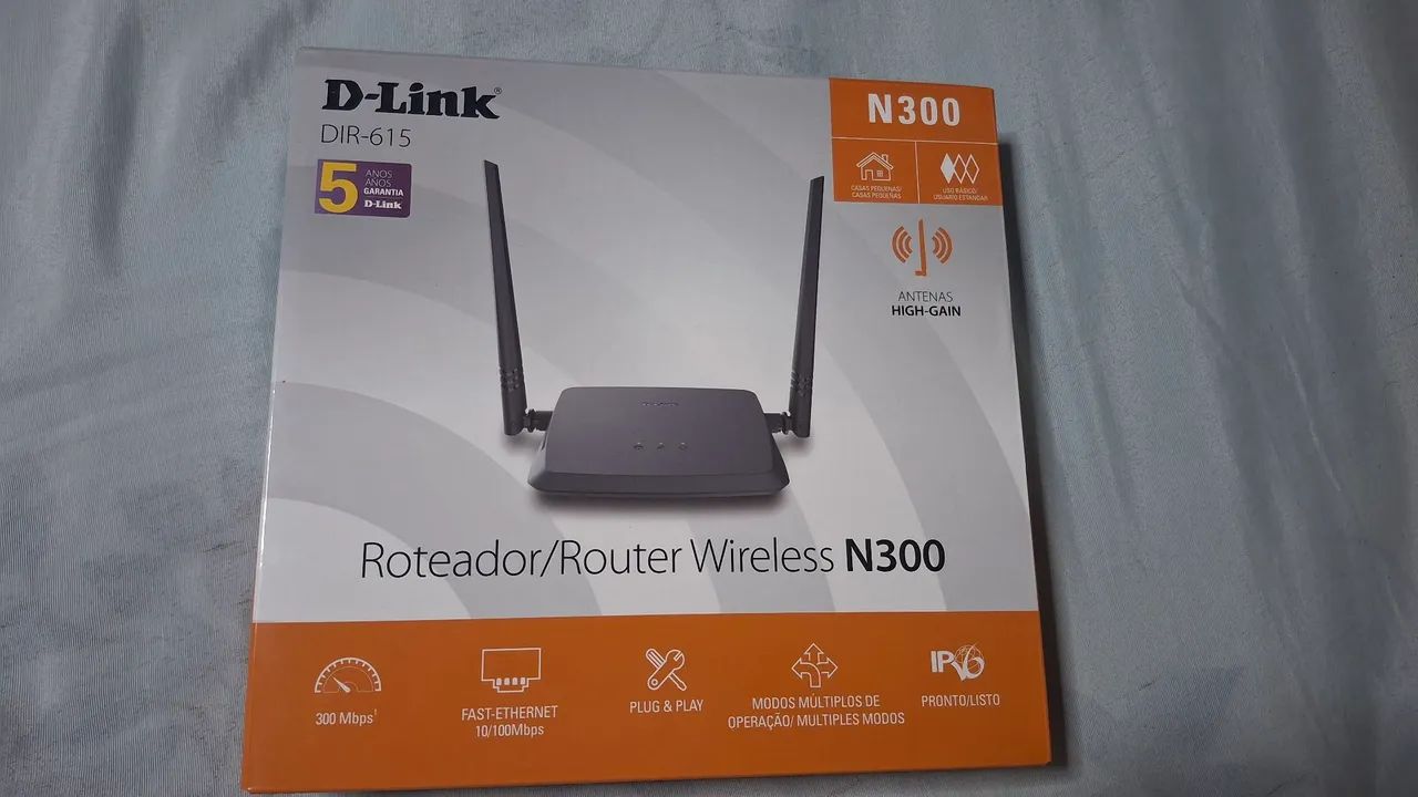 Roteador Wireless D-Link DIR-615 N300