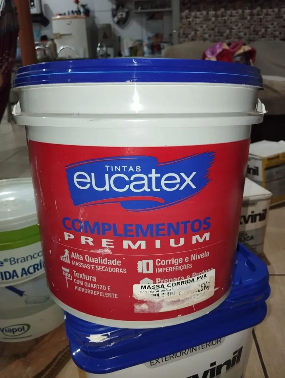 Massa Corrida PVA Eucatex 25kg