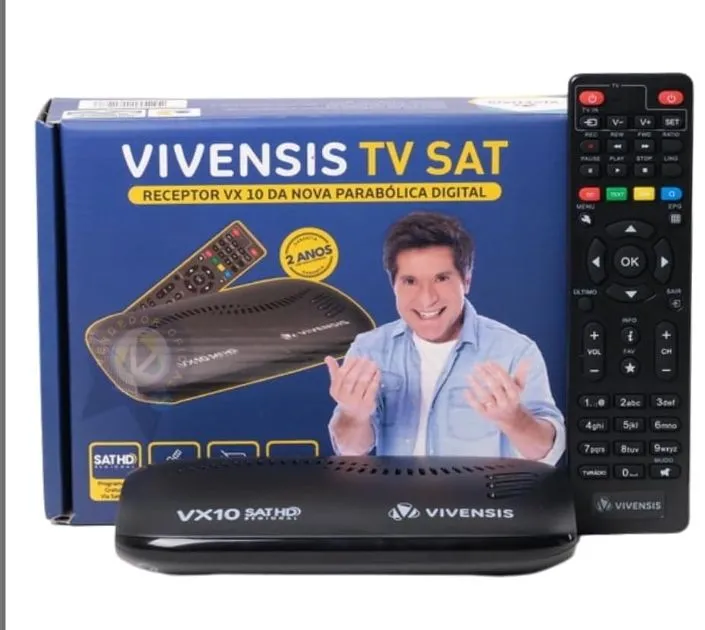 Receptor Vivensis TV SAT VX10 - Nova Parabólica Digital