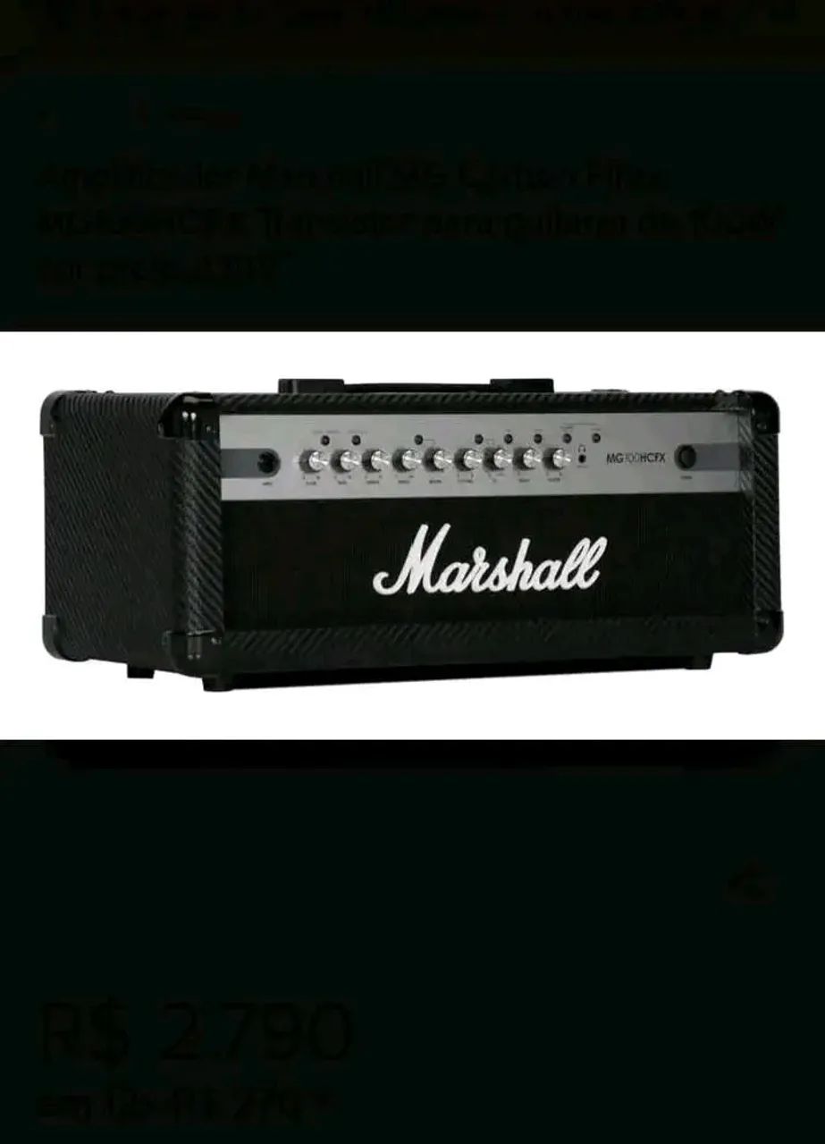 Cabeçote Marshall MG 100 HCFX - Foto 5