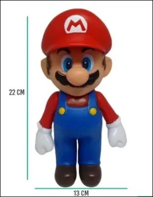 Boneco Colecionável Super Mario Bros Articulável (Com Caixa) Super Size Figure Collection - Foto 2