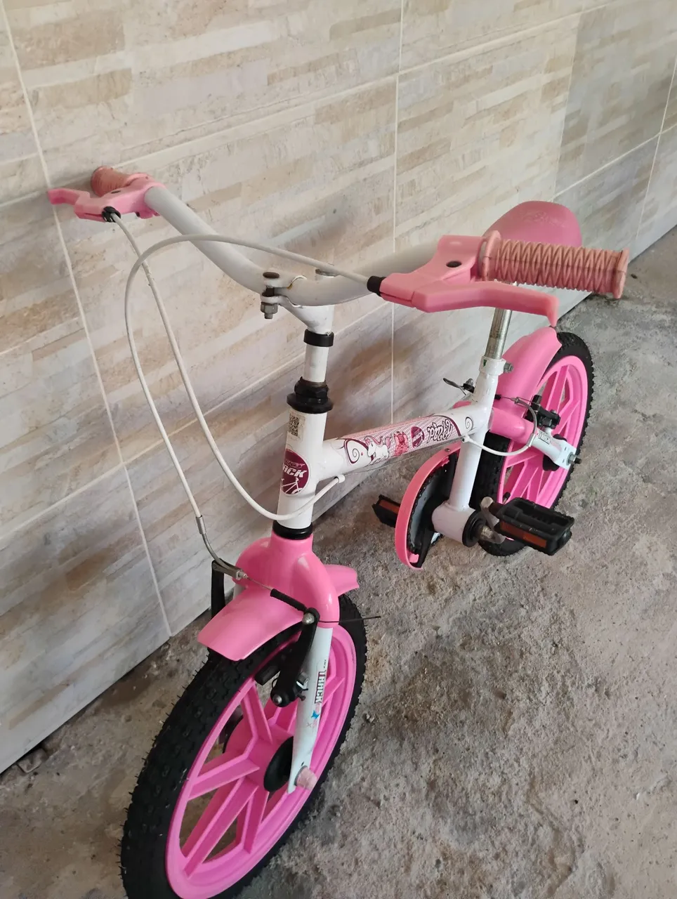 Bicicleta Infantil Rosa Aro 14