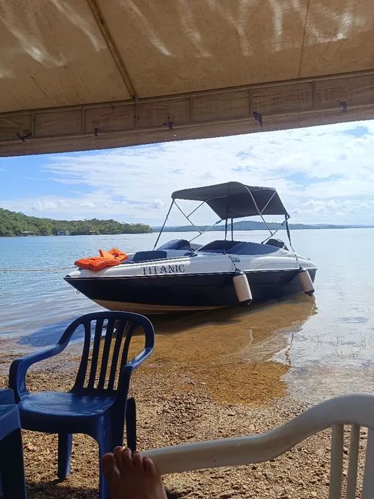 Lancha 17 pés super conservado motor 150 Hp Mercury - Foto 11