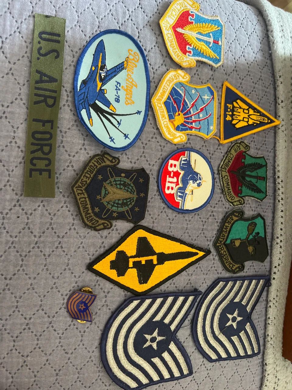 Lote de bordados americanos US AIR FORCE 