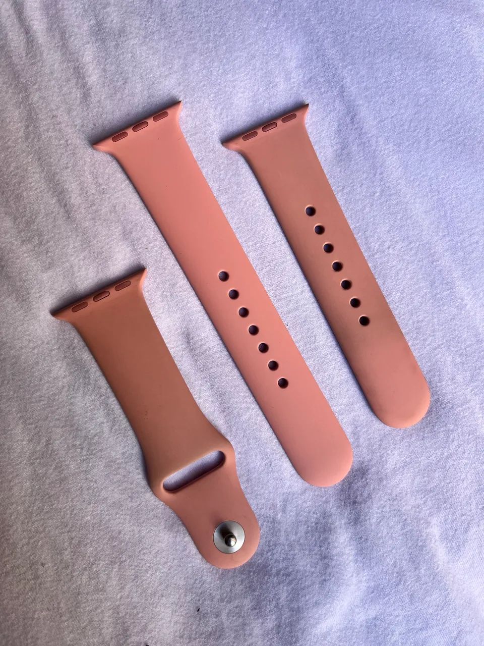 Pulseira Apple Watch original rosa pele - Foto 3