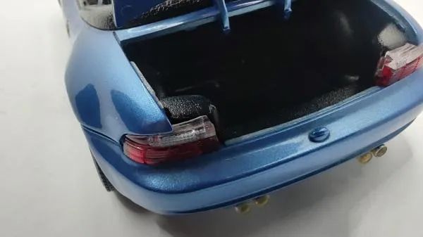 Miniatura Bmw M Roadster 1996 Bburago 1/18 Azul - Foto 2