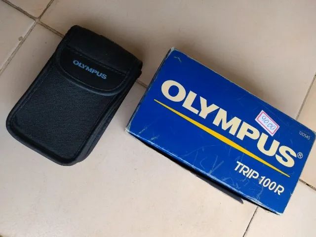 Câmera analógica Olympus Trip 100R com defeito para peças - Foto 2